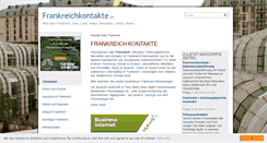 Desktop Screenshot of frankreichkontakte.de